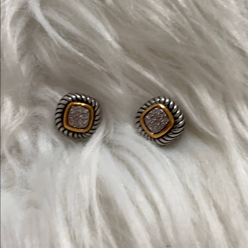 Stud Earrings- not David Yurman